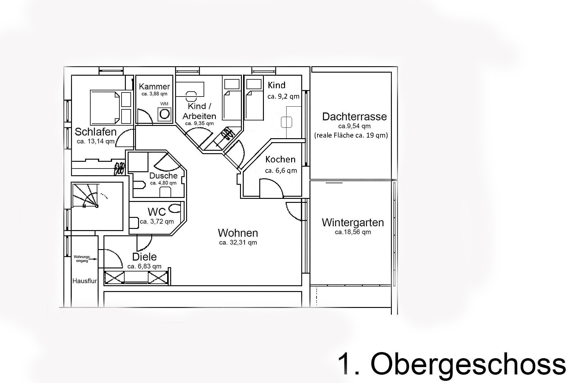 Grundriss Etagenwohnung Dessau-Ro�lau