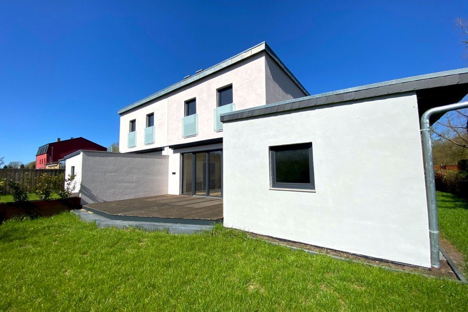 Ansicht R�ckseite Doppelhaush�lfte Lutherstadt Wittenberg - Apollensdorf