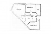 L29 W06 GR Gro�e 2-Raum-Wohnung am Rand der Altstadt