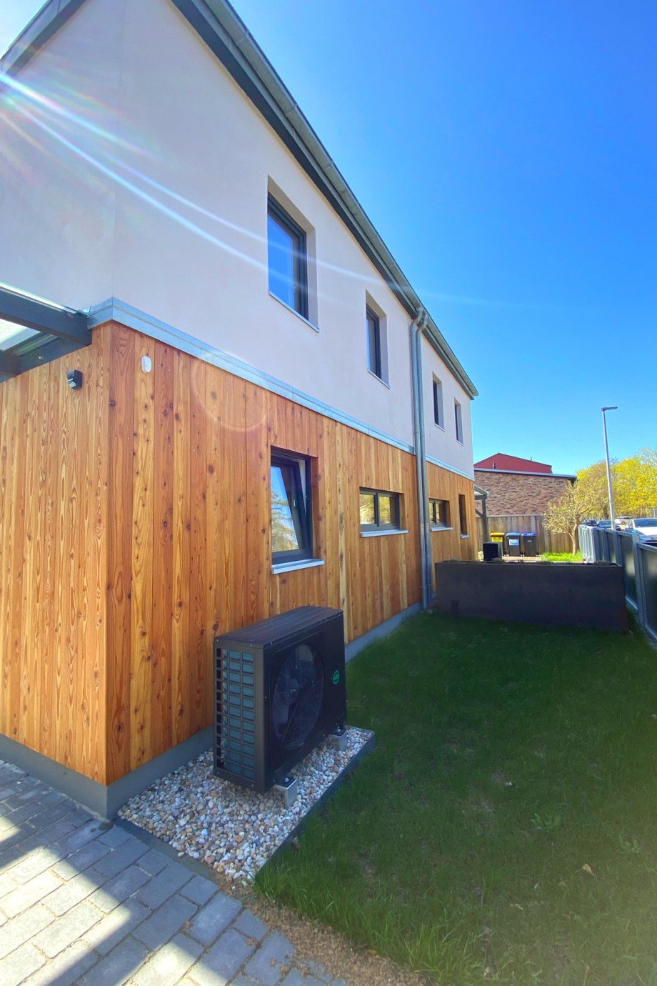 Seitenansicht Doppelhaush�lfte Lutherstadt Wittenberg - Apollensdorf