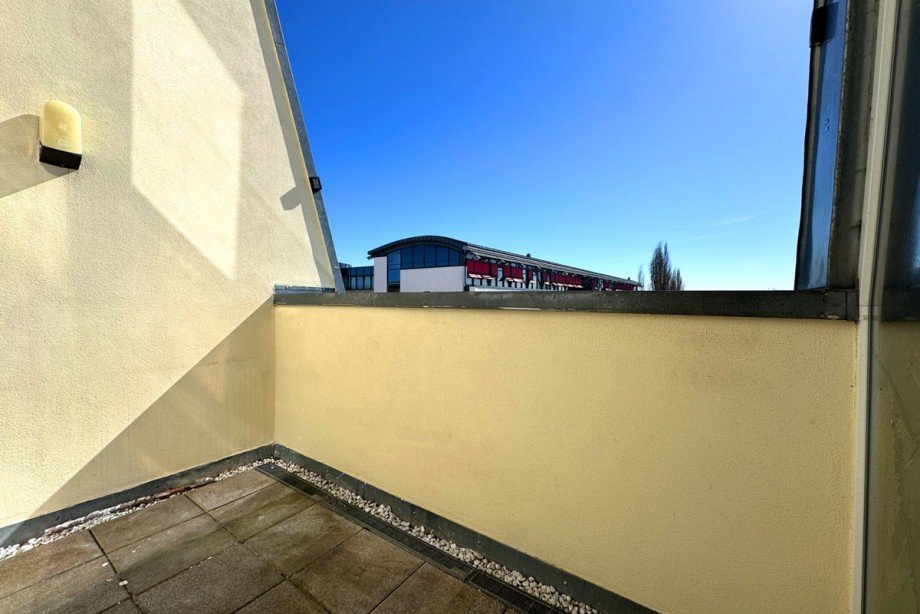 Aussicht Balkon 2 Maisonettewohnung Lutherstadt Wittenberg