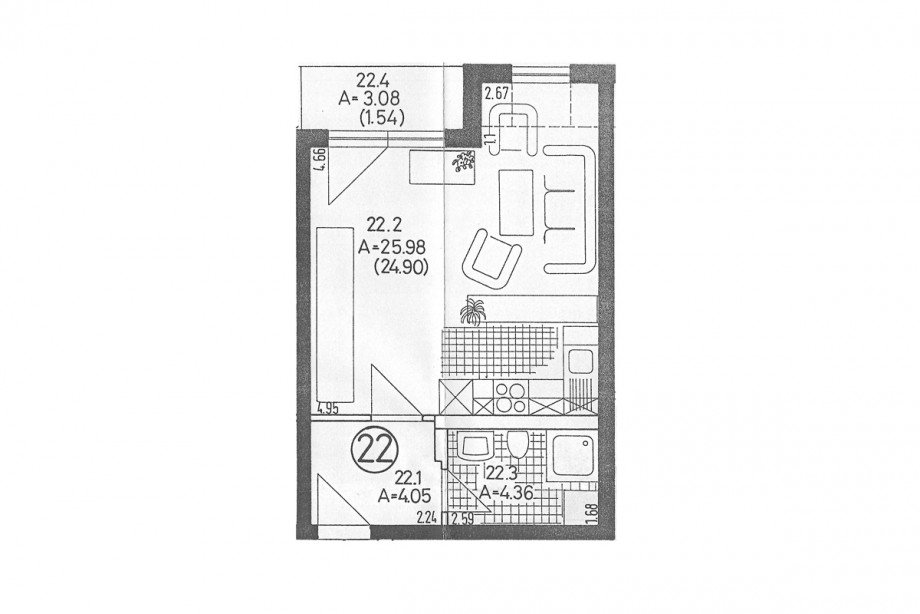 Fr�Co6 W22 GR Dachgeschosswohnung Coswig (Anhalt)