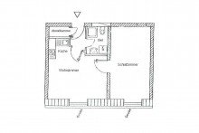  2-Raum-Wohnung im Altbau mit EBK