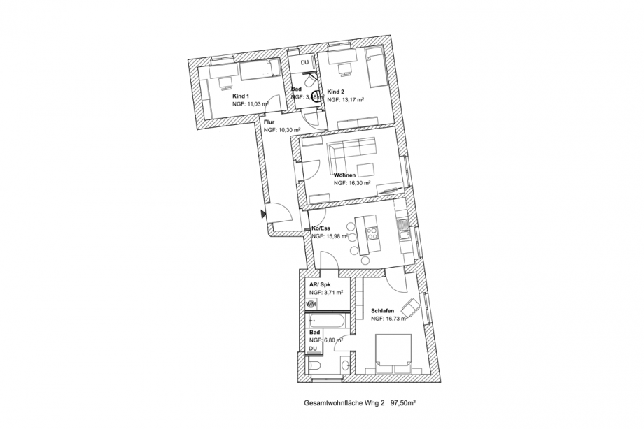 Zep4 GR 4 Raum Erdgeschosswohnung Lutherstadt Wittenberg