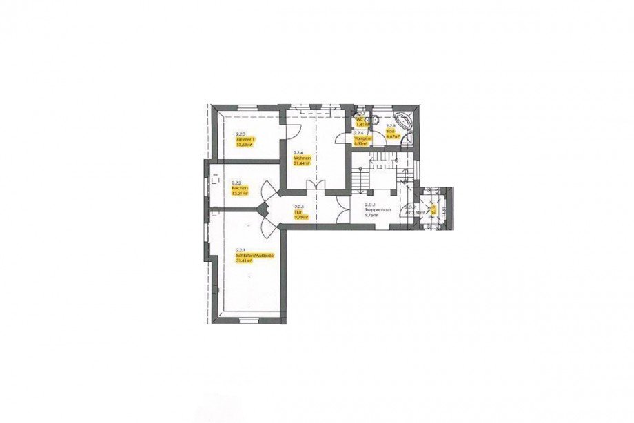 Grundriss Etagenwohnung Lutherstadt Wittenberg