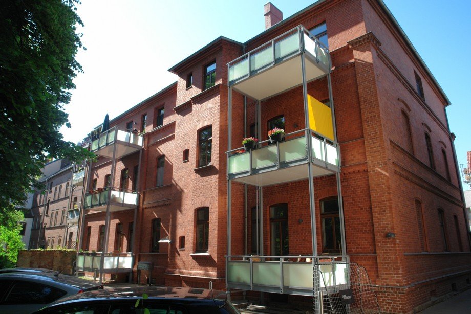 Fl2 R�ckansicht Erdgeschosswohnung Lutherstadt Wittenberg