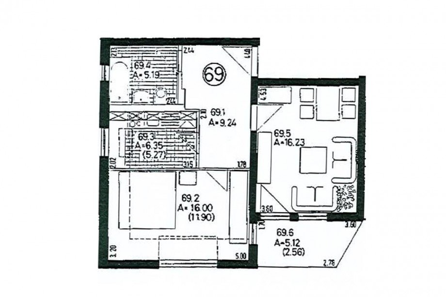 Fr�Co W69 GR Dachgeschosswohnung Coswig (Anhalt)